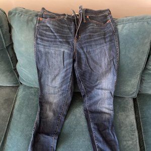 Madewell 10in rise TALLER skinny Danny wash, 12/31